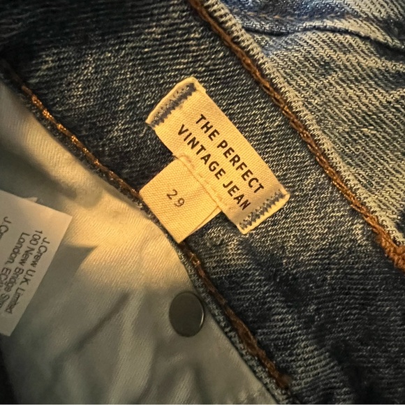 Madewell Perfect Vintage Jean Frayed Hem - Picture 2 of 3